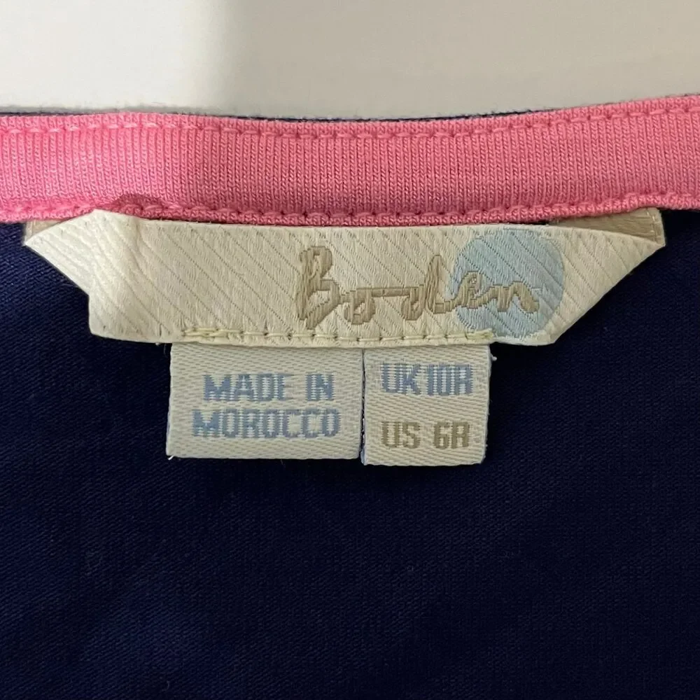 Boden Navy Blue Jersey Maxi Dress size 6 - Picture 5 of 6